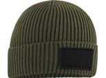 Beechfield - Berretto Per Uomo/Donna Unisex BC5089 (Taglia Unica) (Verde Militare/Nero)