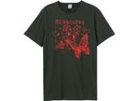 Amplified - Maglietta "Line Art Butterfly"" Per Uomo/Donna Unisex GD1059 (Xs) (Charcoal)"