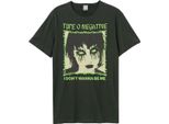 Amplified - Maglietta "I Don't Wanna Be Me"" Per Uomo/Donna Unisex GD1043 (3XL) (Charcoal)"
