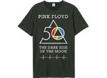 Amplified - Maglietta "The Dark Side Of The Moon"" Per Uomo/Donna Unisex - 50° Anniversario GD1073 (Xs) (Charcoal)"