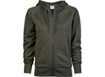 Tee Jays Donna Felpa Con Cappuccio / Giacca Con Cappuccio Con Zip A Tutta Lunghezza BC3320 (L) (Verde Scuro)