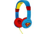 Superman - Cuffie On-Ear, Logo OH104 (Taglia Unica) (Blu/Rosso/Giallo)