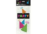 Unique Party - Sacchetti Per Feste In Cellophane Con Coriandoli Confezione Da 20 SG23904 (Taglia Unica) (Colorati)