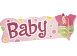 Unique Party - Motivo A Punti - Decorazione Da Tavolo, Baby Shower SG23834 (Taglia Unica) (Rosa)