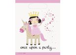 Unique Party - Sacchetto Regalo, Principessa - Confezione Da 8 SG23142 (Taglia Unica) (Rosa)