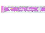 Unique Party - Cicogna - Bandiera "Girl"", Baby Shower - Foil SG24554 (Taglia Unica) (Rosa/Bianco)"