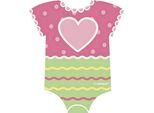 Unique Party - Motivo A Pois - Decorazione, Carta, Baby Shower Confezione Da 24 Pezzi SG24383 (Taglia Unica) (Rosa/Verde/Bianco)
