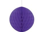 Unique Party - Motivo A Nido D'ape - Decorazione Da Appendere, Carta Velina SG24268 (Taglia Unica) (Viola Neon)