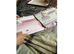 Unique Party - Sacchetto Regalo, Carta, Auguri SG24444 (Taglia Unica) (Rosa/Oro)