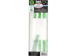 Amscan - Con Strisce Sacchetto Per Dolcetti 10-Pack SG24898 (Taglia Unica) (Verde Kiwi)