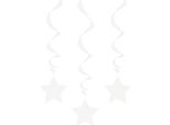 Unique Party - Stella - Decorazione Da Appendere 3-Pack - Carta SG24994 (Taglia Unica) (Bianco)