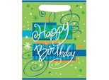 Unique Party - Sacchetti Per Feste In Confezione Da 8 SG24919 (Taglia Unica) (Verde/Blu)