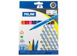 Pennarelli Triangolari Sottili 12 Colori