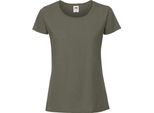 Maglietta Fruit Of The Loom Premium Donna BC3945 (S) (Verde Scuro)
