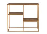 Clayre & Eef Mensola Da Parete 49 Cm In Legno Marrone Dorato