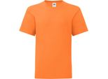 Maglietta Fruit Of The Loom Jungen Iconic PC3388 (128) (Arancione)