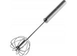 Frusta Girevole Kadax "Agra"", In Acciaio Inox, Frusta A Mano, Frullino Per Schiuma, 25 Cm, Argento"