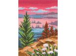 Kit Punto Croce Contato Rto "Summer Colors Iii"", 12,5X17,5Cm"