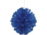 Unique Party - Palla - Decorazione Da Appendere, Carta Velina SG25223 (Taglia Unica) (Blu Reale)