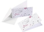 Amscan - Inviti "Sii Una Sirena"", Cartone 8 Pezzi SG25609 (Taglia Unica) (Bianco/Grigio/Rosa)"