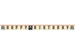 Creative Party - Biglietto Pirata - Bandiera - Cartone SG25518 (Taglia Unica) (Beige/Nero/Rosso)