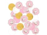 Amscan - Coriandoli "Principessa Per Un Giorno"", Carta, Compleanno SG25516 (Taglia Unica) (Rosa/Bianco/Oro)"