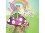 Creative Converting - Elfo - Tovaglioli "Fancy"", Happy Birthday 16-Pack - 2-Ply, Carta SG25843 (Taglia Unica) (Colorato)"