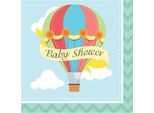 Creative Converting - Tovaglioli "Up & Away"", Confezione Da 8 Per Baby Shower - Carta, 2 Veli SG25860 (Taglia Unica) (Colorato)"