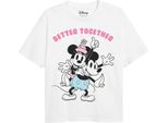 Disney - Maglietta "Better Together"" Per Ragazze TV2256 (128) (Bianco)"