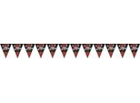 Amscan - Bandiera Pirata - Bandiera SG25951 (Taglia Unica) (Nero/Rosso/Bianco)
