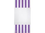 Amscan - Con Strisce Party Bag 10-Pack SG25477 (Taglia Unica) (Viola)