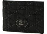 Lacoste Pelle Portacarte Nomogramme Cc Holder Noir Nero