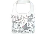 Borsa Le Bonheur Des Dames Kit Punto Freestyle Timbrato "Jungle Embroidery Bag"", 34X50Cm"