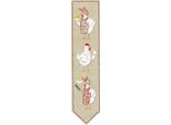 Segnalibro Le Bonheur Des Dames Kit Punto Freestyle Timbrato "Polli"", 5X20Cm"