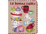 Copertina Quaderno Le Bonheur Des Dames Kit Punto Croce Contato "The Good Table"", 17X22Cm"