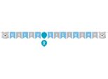 Creative Party - Orso - Bandiera, Compleanno - Carta SG26071 (Taglia Unica) (Azzurro/Grigio/Bianco)