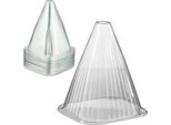 Relaxdays Cappello Vegetale Trasparente In Set Da 80 Pezzi