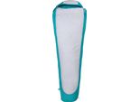 Mountain Warehouse - Sacco A Pelo Unisex A Mummia, Microlite 950, Set Mezza Stagione Con Zip A Destra MW1504 (200 Cm) (Grigio)