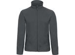 B&C - Giacca In Pile "ID.501"" Da Uomo BC5424 (Xs) (Grigio Scuro)"