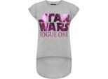 Star Wars - Maglietta Da Bambina A Maniche Corte NS7209 (158-164) (Grigio)