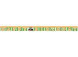 Creative Party - Trattore - Bandiera, Buon Compleanno - Carta SG26371 (Taglia Unica) (Verde/Arancione)