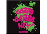 Ramones - Magnete Da Frigo "Gabba, Gabba, Hey!"" RO7926 (Taglia Unica) (Nero/Rosa/Verde)"