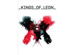 Kings Of Leon - Cartolina, Logo RO8043 (Taglia Unica) (Bianco/Rosso/Nero)