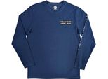 The Beatles - Maglietta "Abbey Road"" Uomo/Donna Unisex Manica Lunga RO8245 (Xxl) (Blu Denim)"