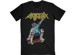 Anthrax - Maglietta "Spreading Skater Notman"" Con Stampa Posteriore Per Uomo/Donna Unisex RO8243 (Xxl) (Nero)"