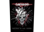 Carcass - Toppa "Rotten To The Gore"" RO8265 (Taglia Unica) (Nero/Rosso/Grigio)"