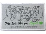 The Beatles - Toppa "On Apple"", Tessuto RO8179 (Taglia Unica) (Bianco/Nero)"
