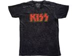 Kiss - Maglietta "Classic"" Logo Per Uomo/Donna Unisex RO8422 (Xl) (Nero)"