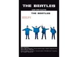The Beatles - Cartolina "Help!"" RO8398 (Taglia Unica) (Nero/Bianco/Blu)"