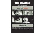 The Beatles - Cartolina "Let It Be"" RO8400 (Taglia Unica) (Nero/Bianco)"